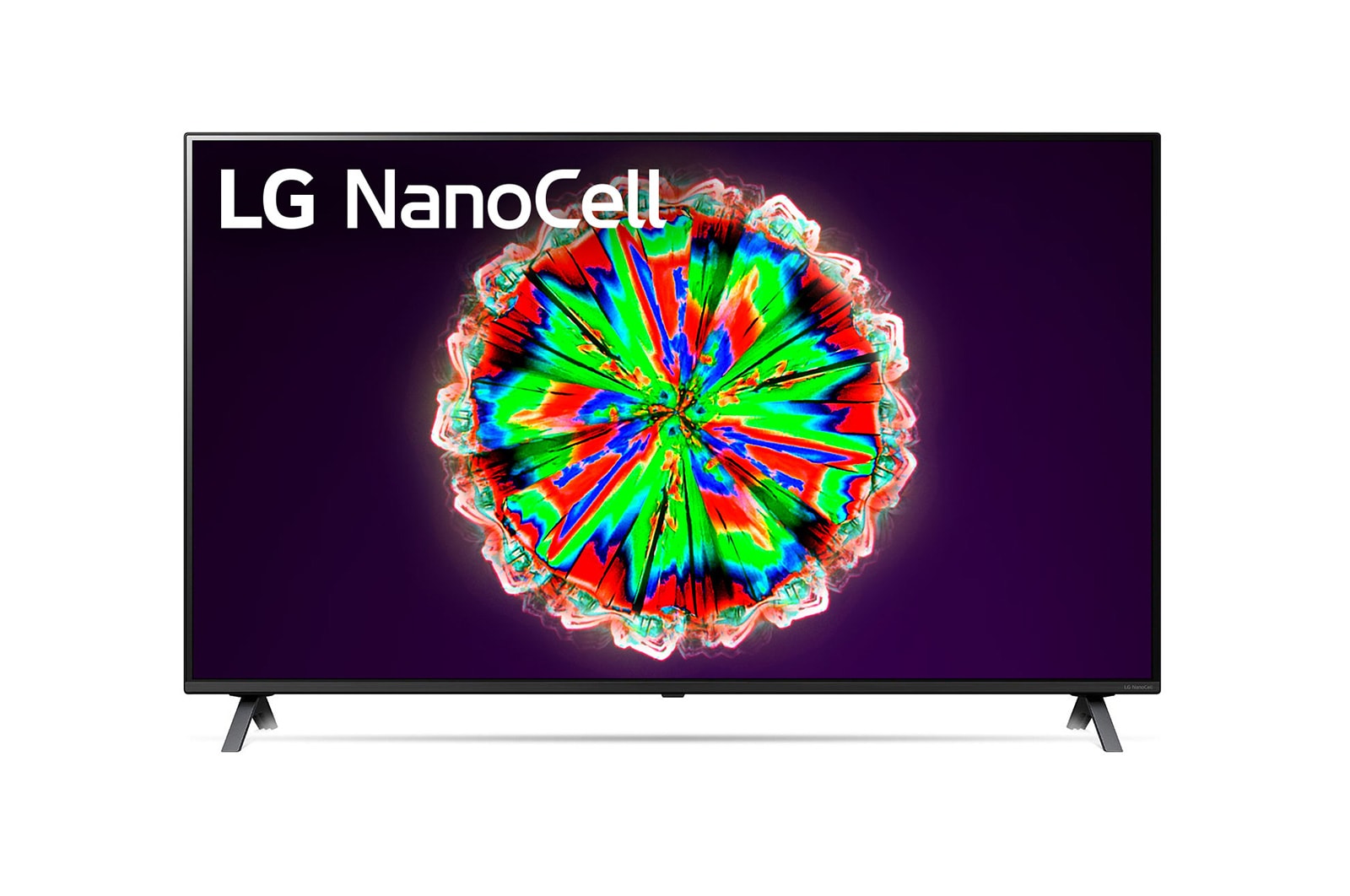 LG NanoCell TV 55 Inch NANO80 Series, Cinema Screen Design 4K Active HDR WebOS Smart ThinQ AI Local Dimming