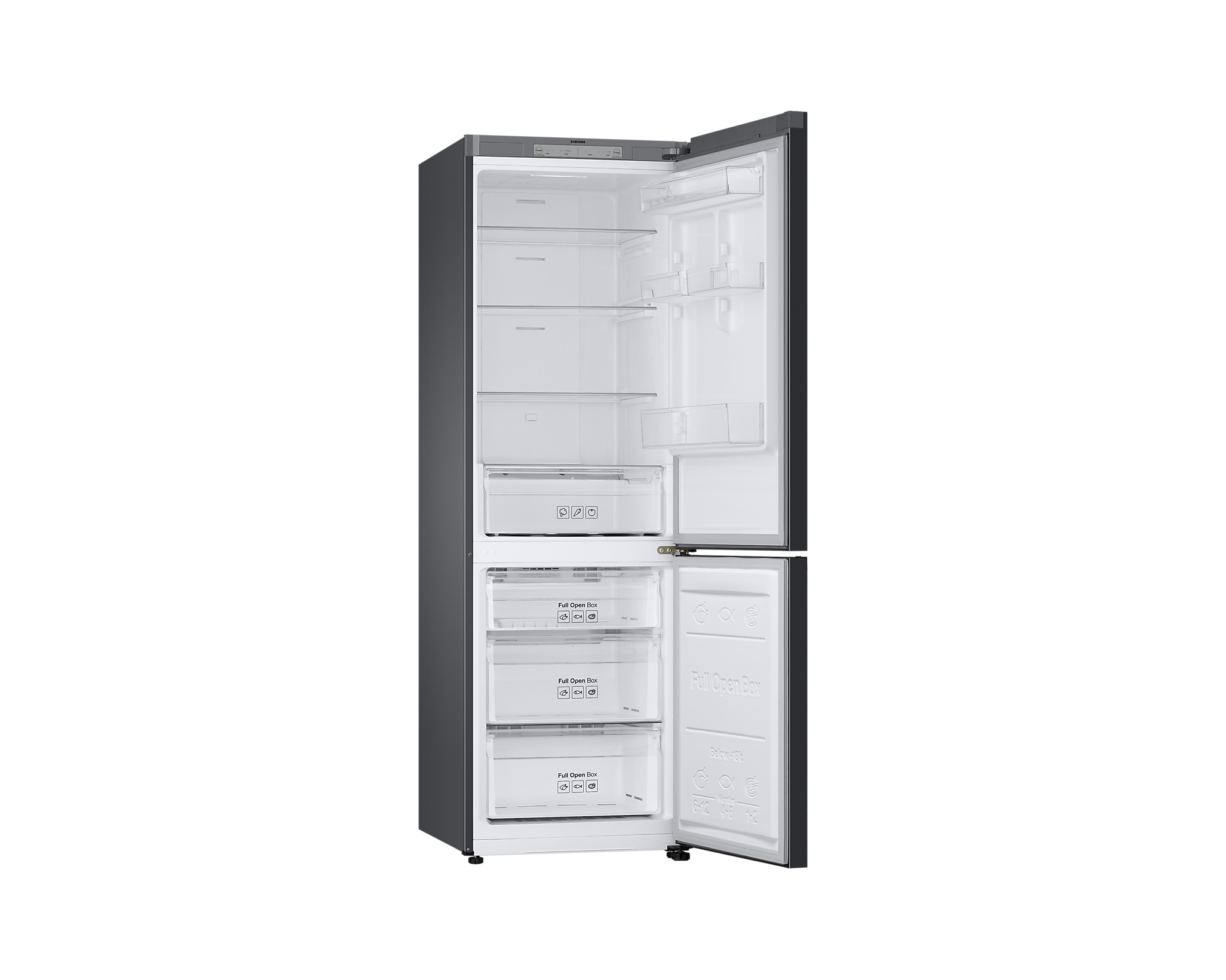 RB33T3104GR מקרר מקפיא תחתון נפח כללי 352 ליטר