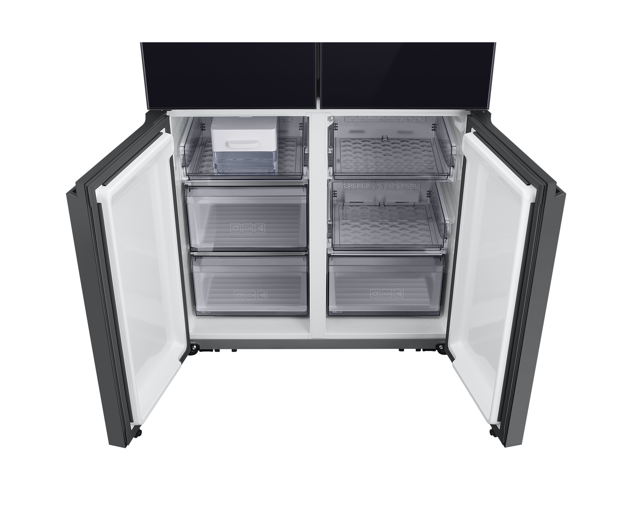 מקרר 4 דלתות 644 ליטר RF70A9115BK עם טכנולוגיית Triple cooling