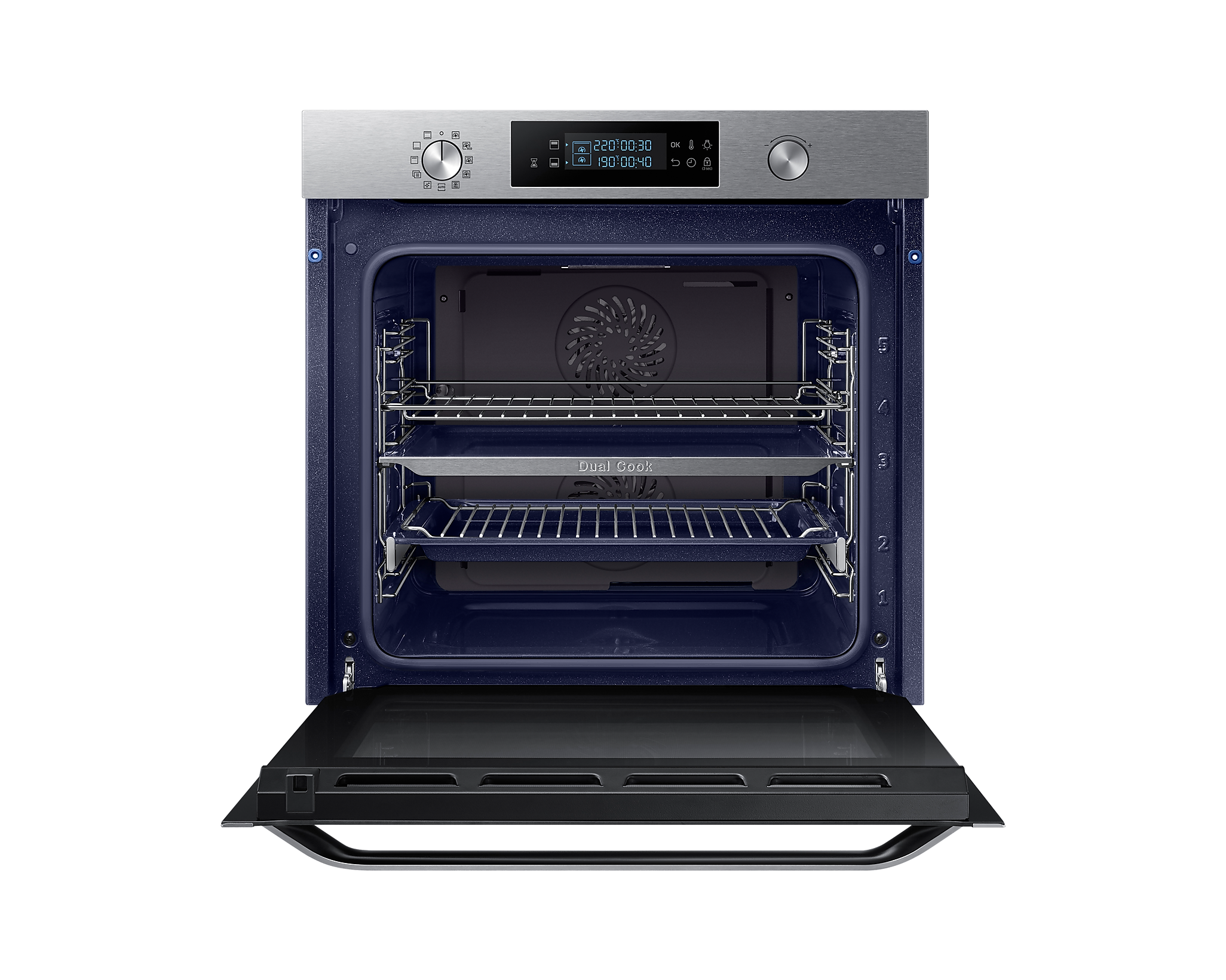 NV75K5541RS תנור אינטגרלי בטכנולוגיית Dual Cook בנפח 75 ליטר