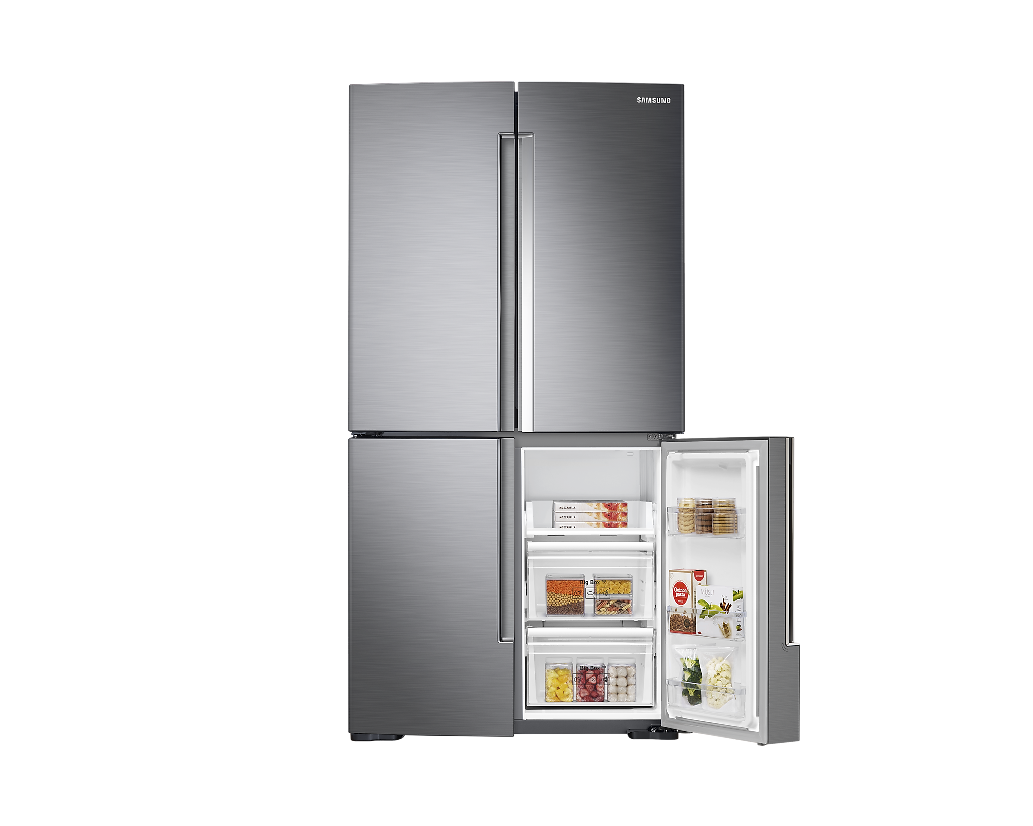 RF68N9091SL מקרר 4 דלתות בטכנולוגיית Triple Cooling, 660 ליטר