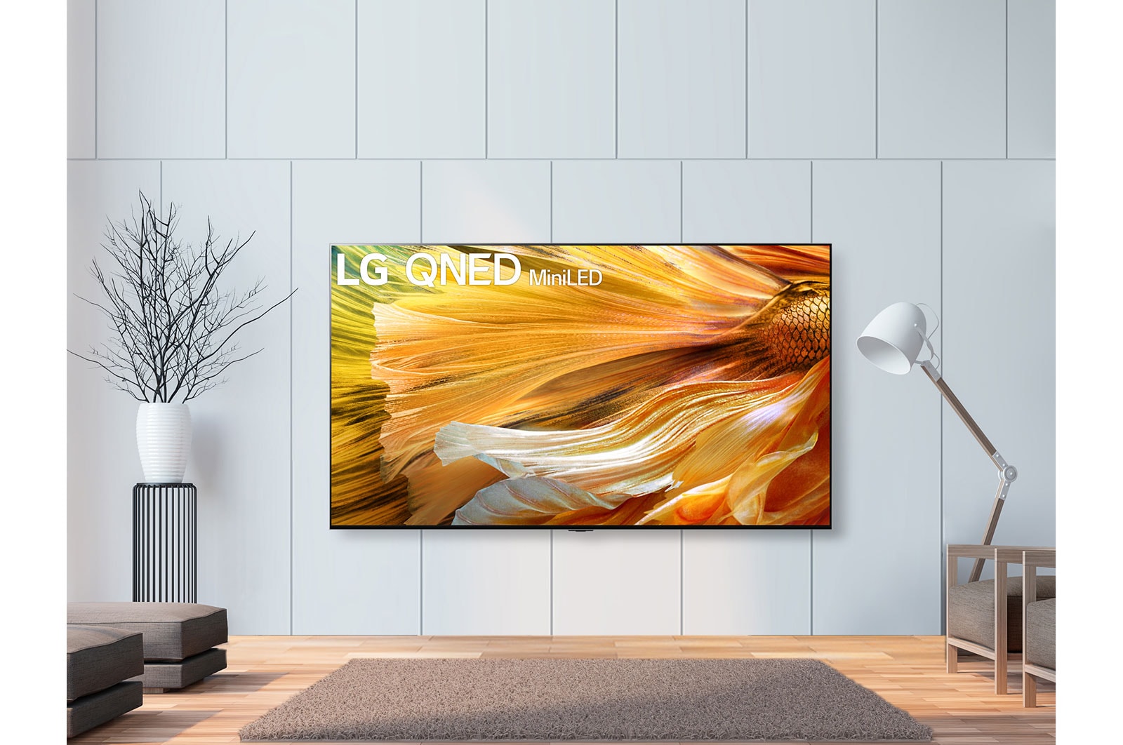 LG QNED TV 75 Inch QNED90 Series, Cinema Screen Design 4K Cinema HDR WebOS Smart ThinQ AI Mini LED