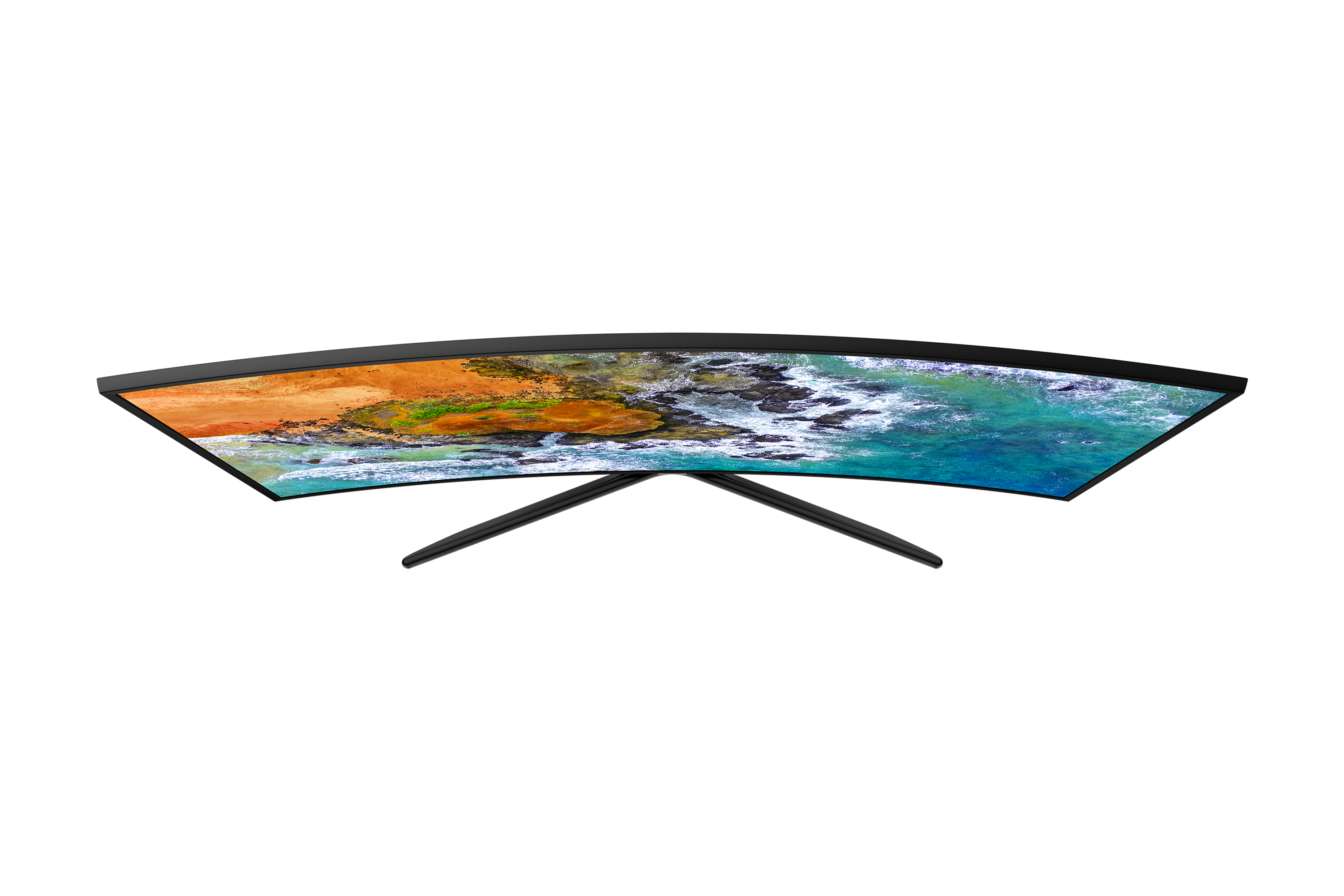 NU7500 טלוויזיה חכמה קעורה 4K UHD