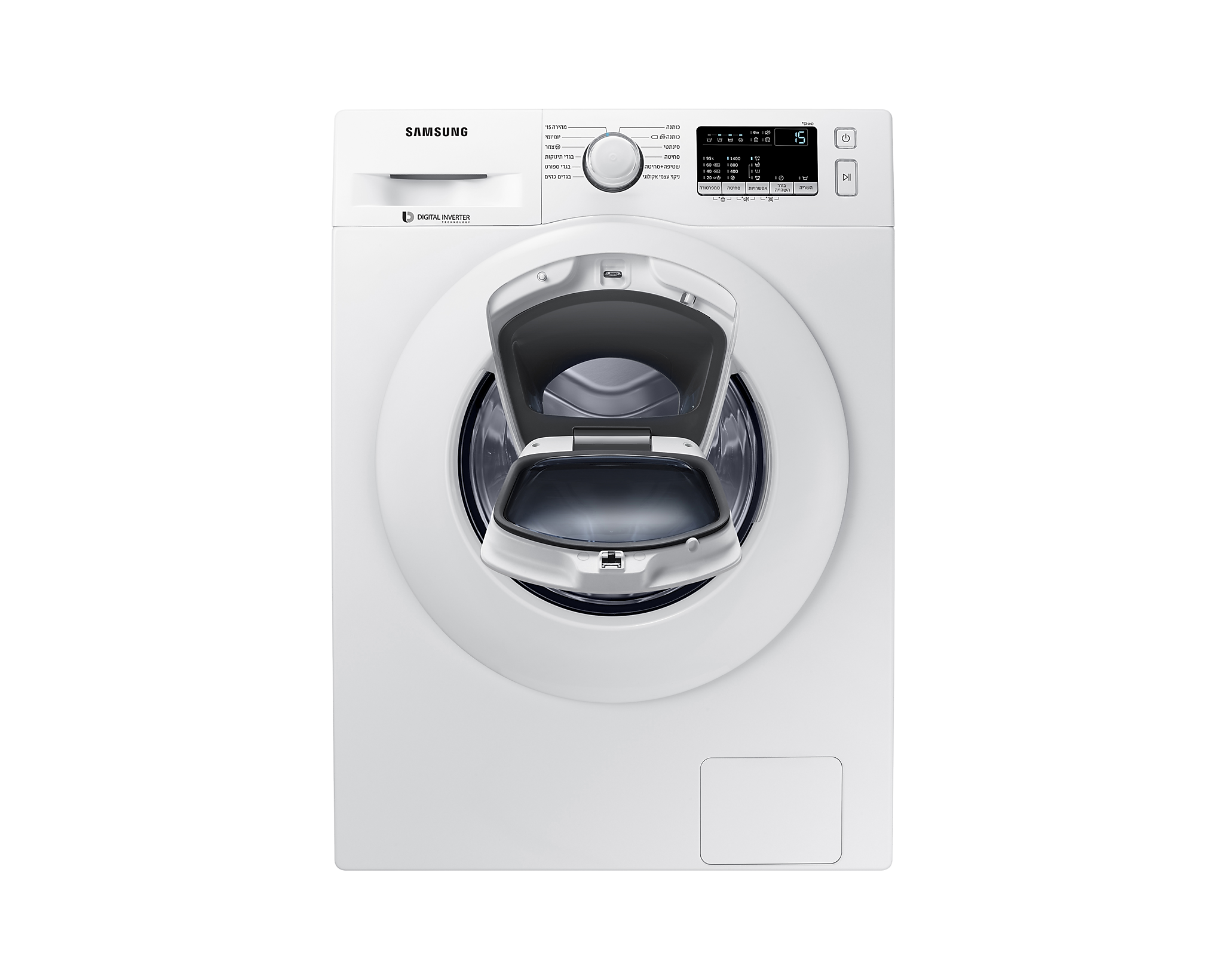 WW80K4430 AddWash מכונת כביסה פתח קידמי, 8 ק