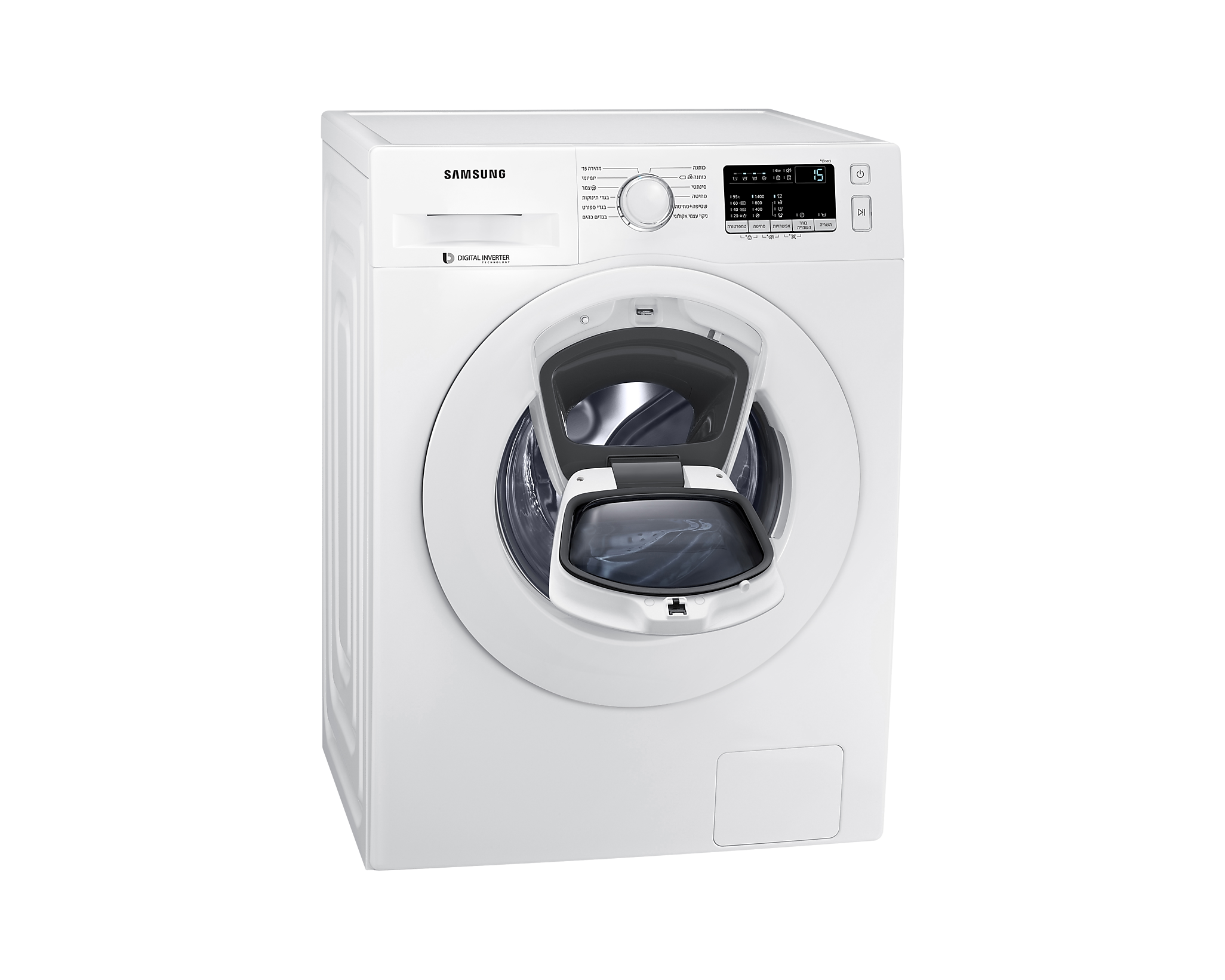 WW80K4430 AddWash מכונת כביסה פתח קידמי, 8 ק