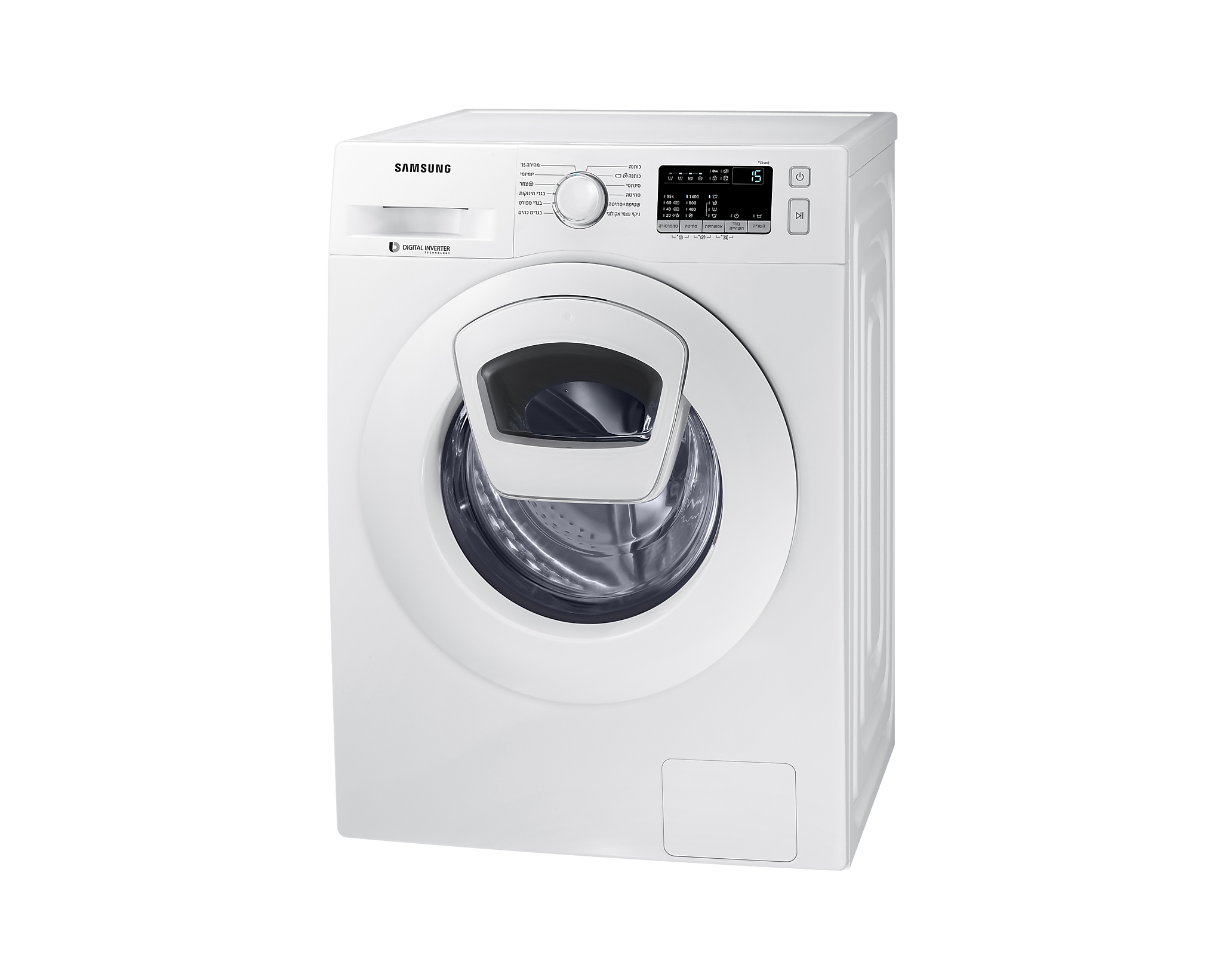 WW80K4430 AddWash מכונת כביסה פתח קידמי, 8 ק
